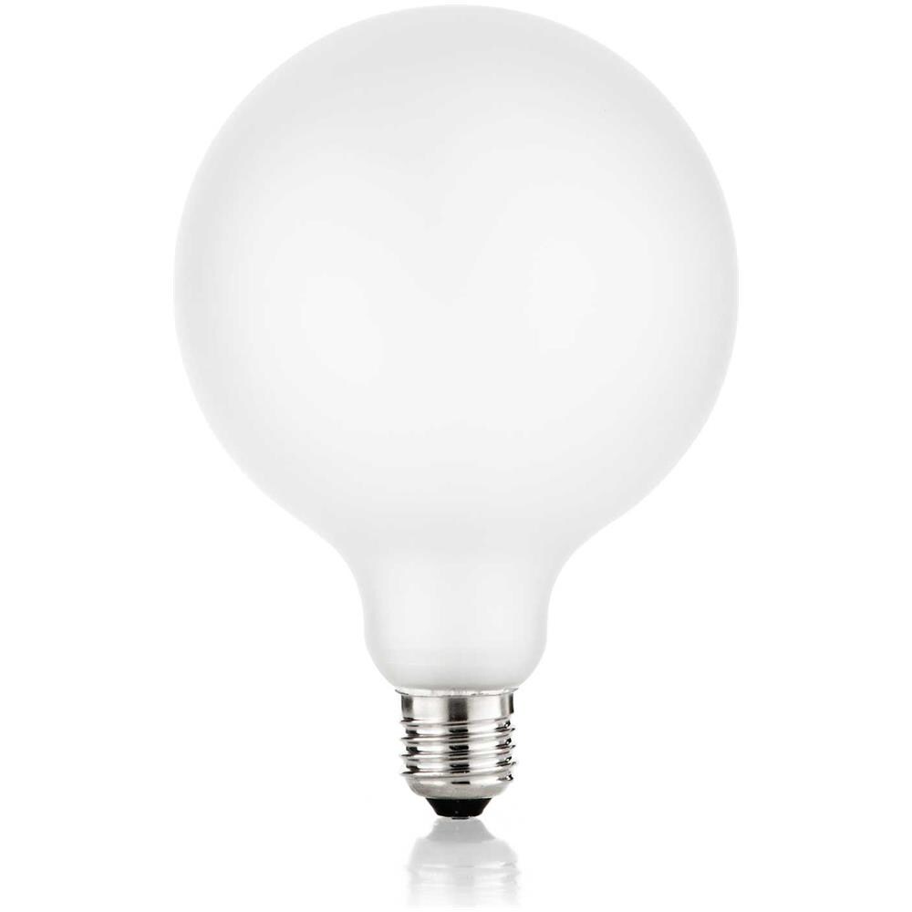 Lampada E27 Globo D125 08w 3000k Cri80 Satinata Intera - 277813 - Foto 1