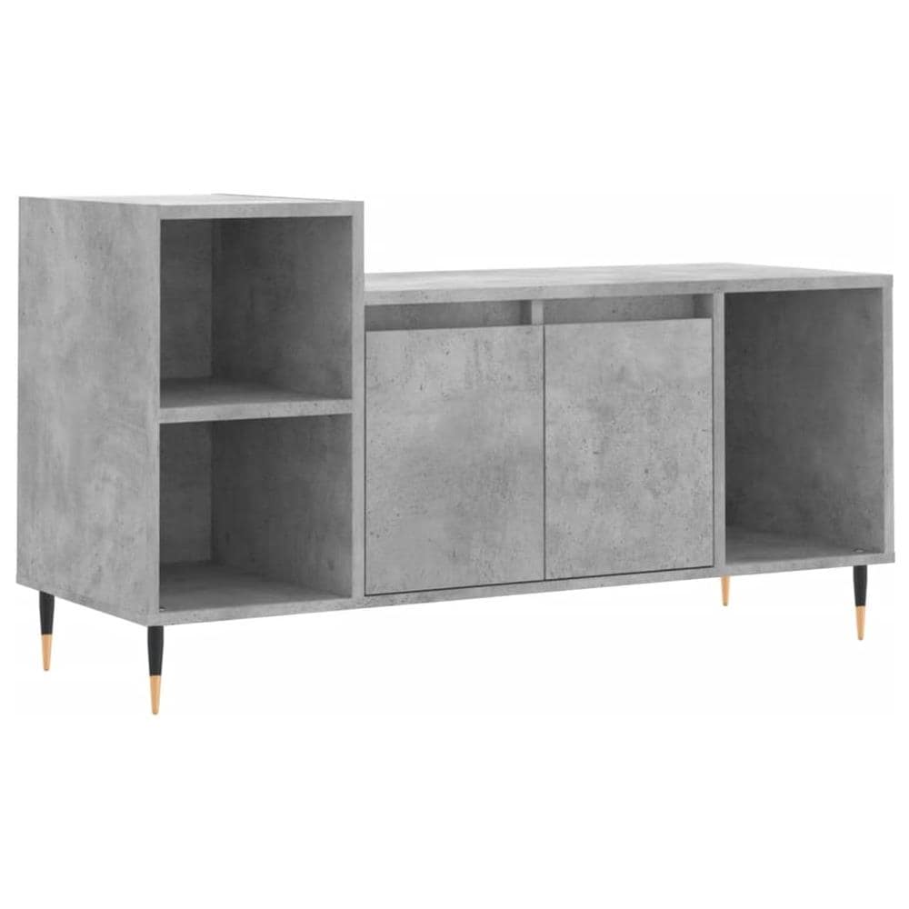 Mobile Per Tv Grigio Cemento 100x35x55 Cm Legno Multistrato - Foto 2