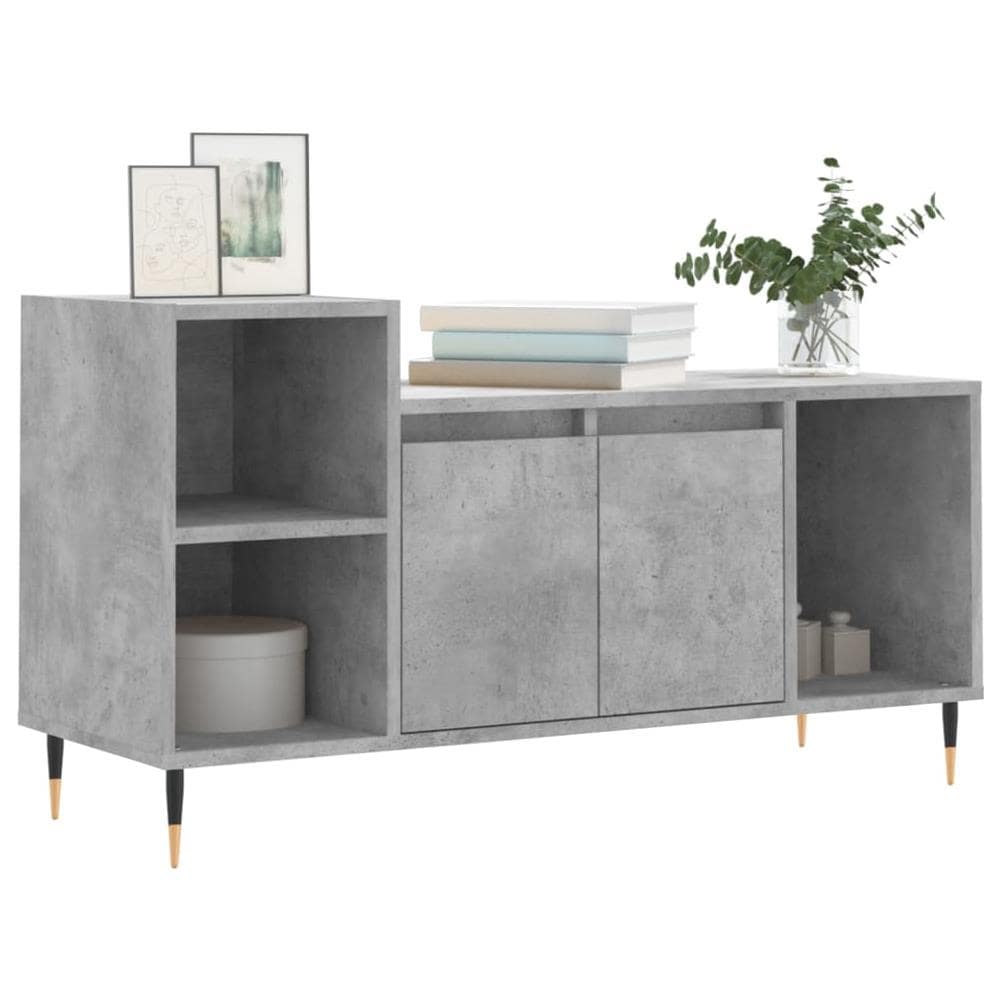 Mobile Per Tv Grigio Cemento 100x35x55 Cm Legno Multistrato - Foto 3