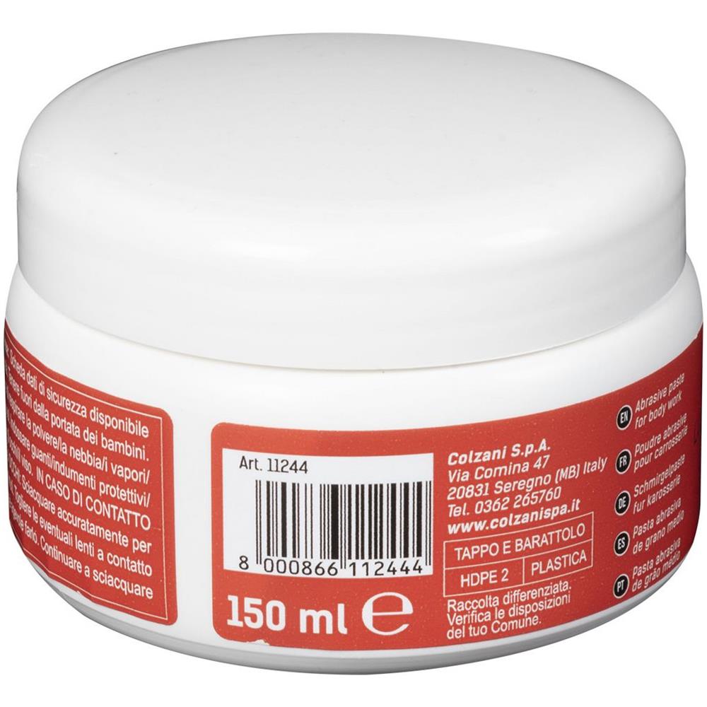 Pasta Abrasiva Per Carrozzeria Efficace Su Ogni Tipo Di Vernice, Grana Media, 150 Ml - Foto 2