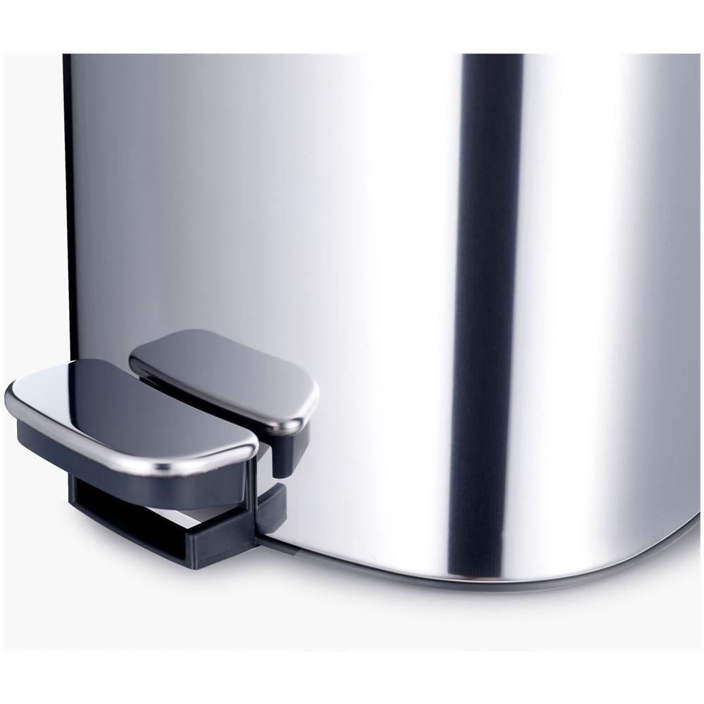 70596 bidone per la spazzatura 5 L Altro Acciaio Acciaio inox - Foto 4