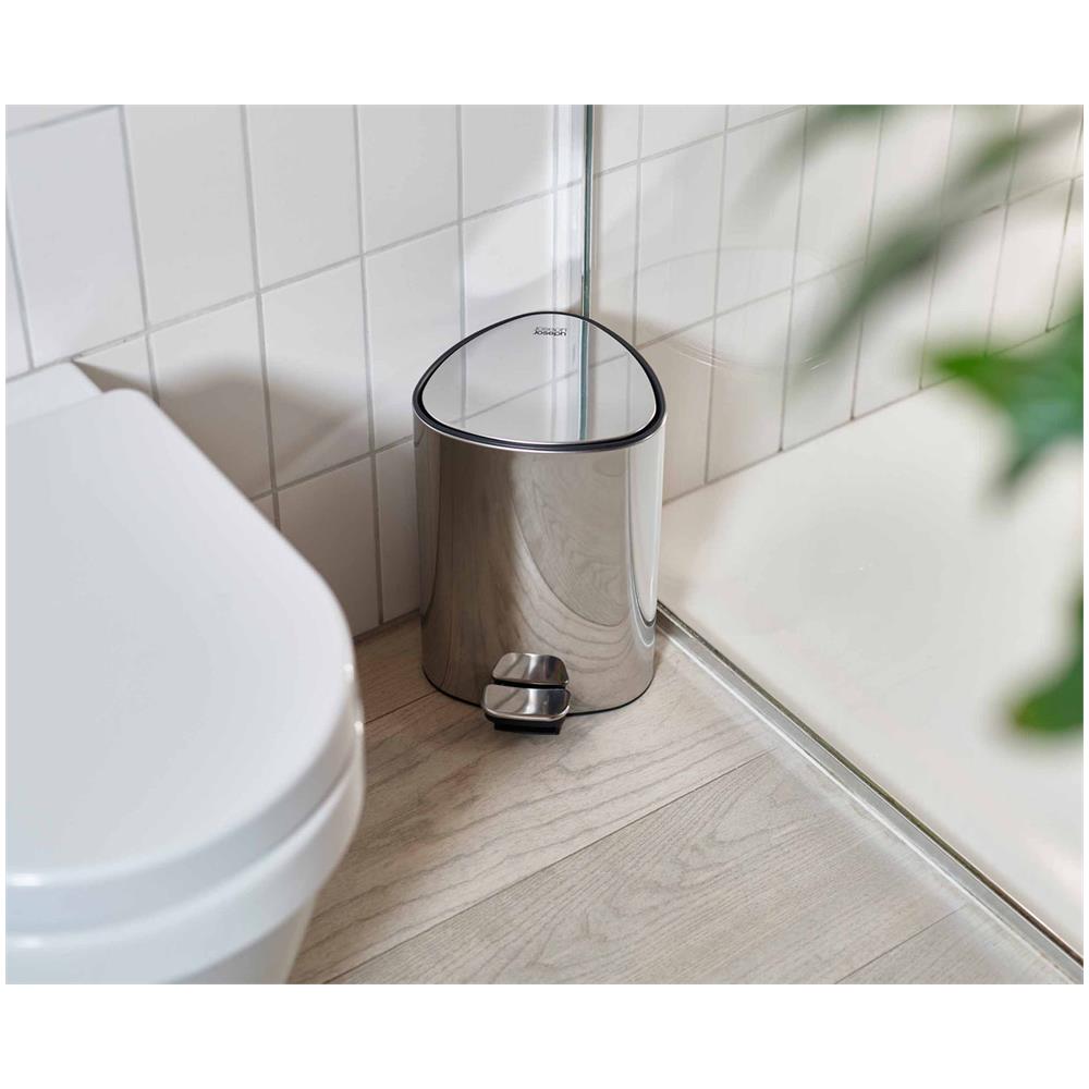 70596 bidone per la spazzatura 5 L Altro Acciaio Acciaio inox - Foto 2