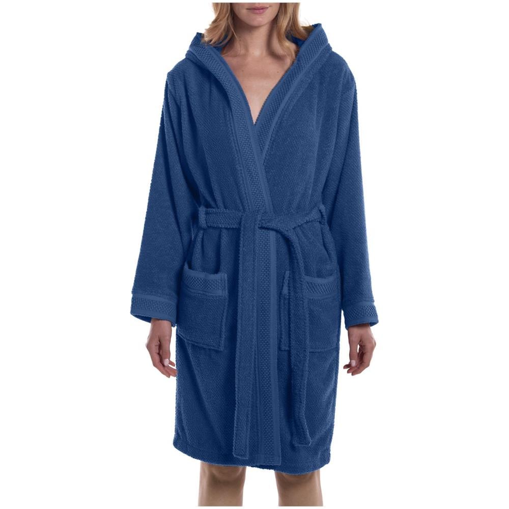 Accappatoio Con Cappuccio Spugnissima Gim In Cotone Colore Blu Misura Xlxxl - Foto 3