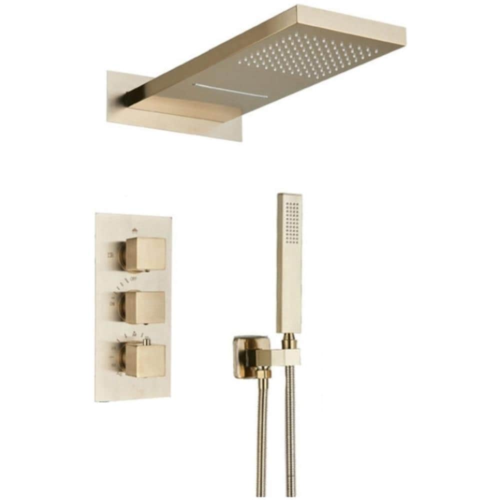 Set miscelatore doccia, Blackswan, tipo M11.8, modello oro opaco, misura 55 cm - Foto 1
