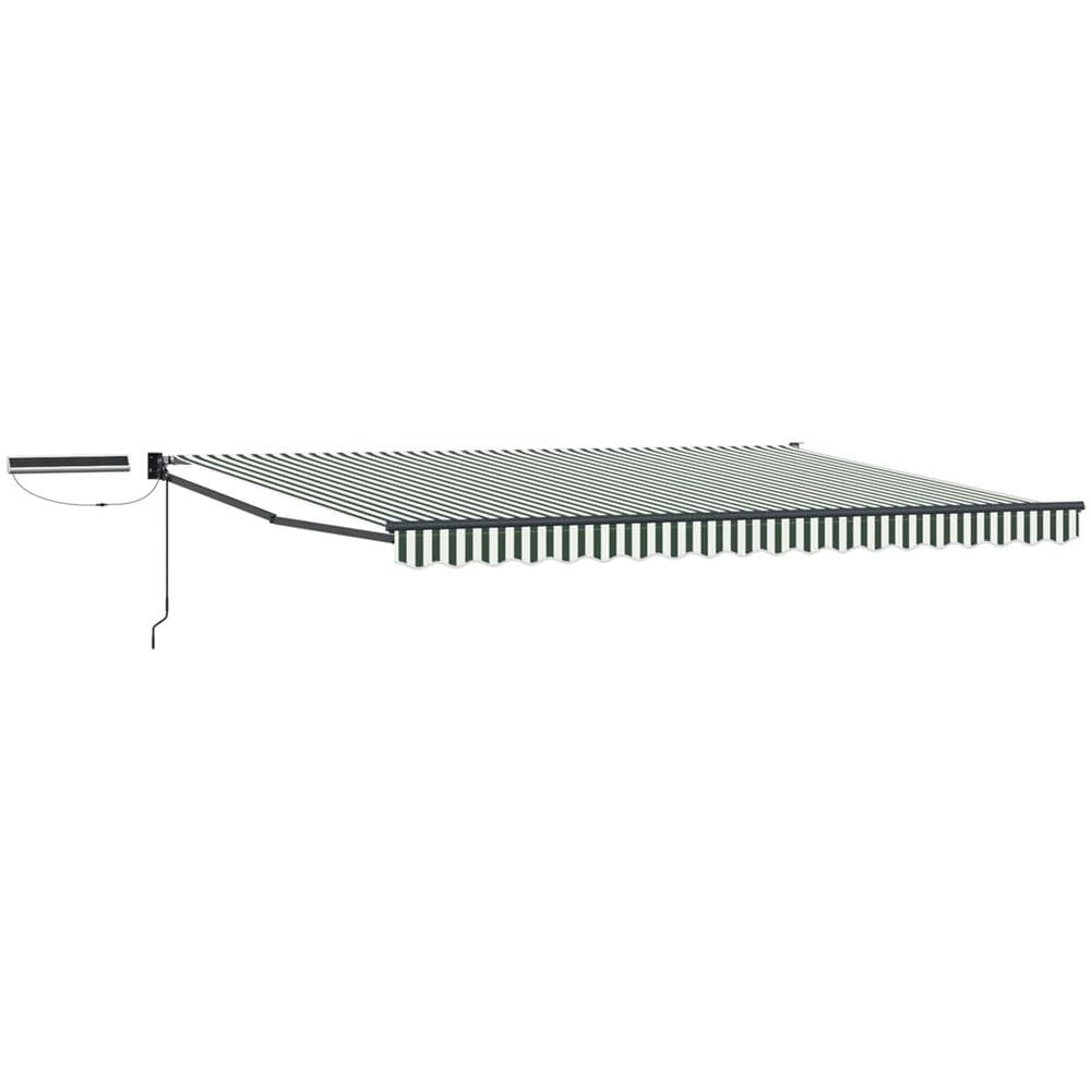 Tettuccio Elettrico Retrattile Verde, Bianco, Antracite 5 x 3 m - Foto 1
