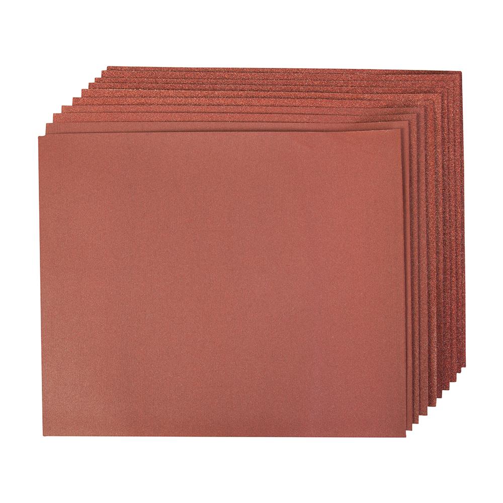 696982 Fogli Abrasivi In Ossido D'alluminio Per Lavori Manuali 10 P. zi 4 X Grana 60, 2 X Grana 80, 120, 240 - Foto 1