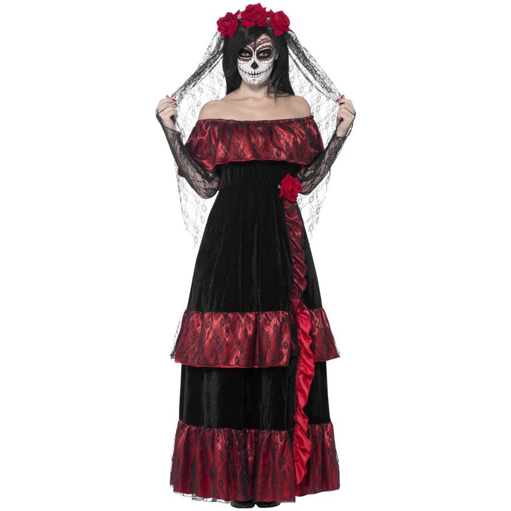 Costume Da Sposa Lugubre Messicana Large - Foto 2