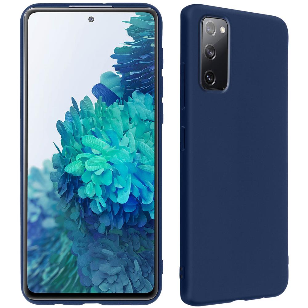 Cover Samsung Galaxy S20 Fe Morbida Flessibile Antishock Finitura Opaca Blu - Foto 5
