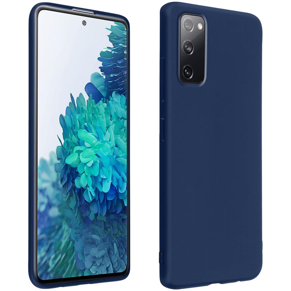 Cover Samsung Galaxy S20 Fe Morbida Flessibile Antishock Finitura Opaca Blu - Foto 1