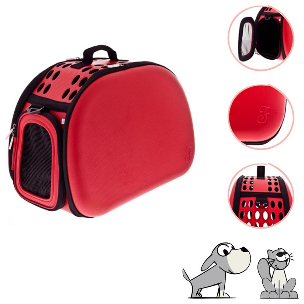 Borsa Per Cani & Gatti Eva Easy Colore Rosso Max 10 Kg - Foto 1
