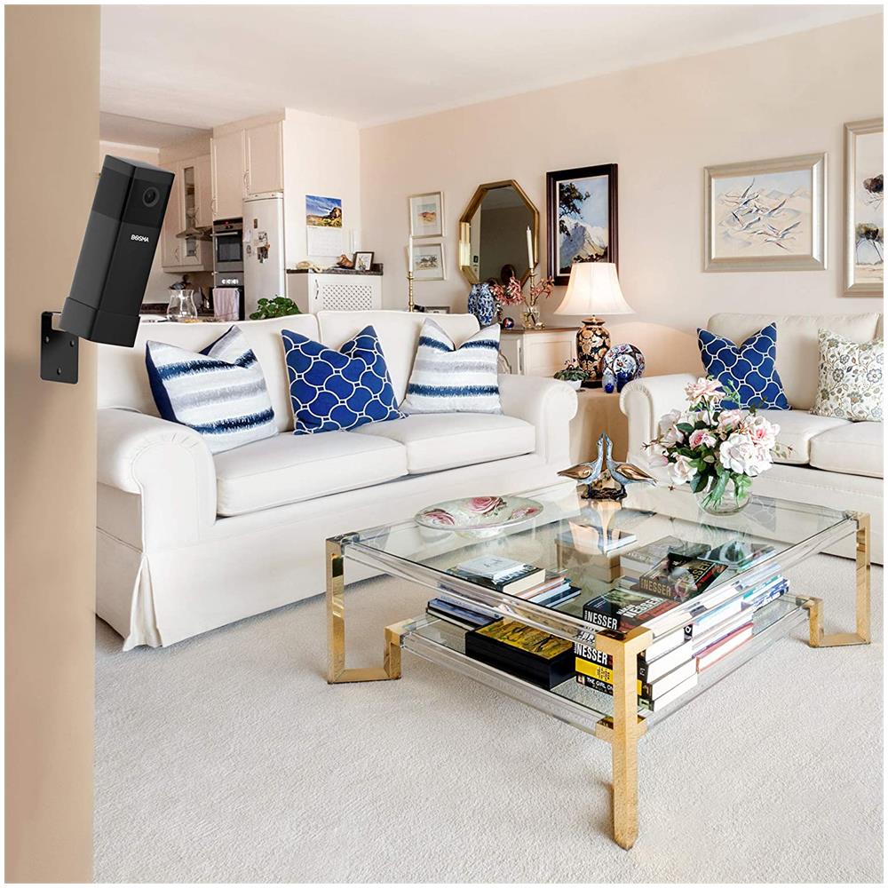 Telecamera di Sicurezza IP X1 2MP Wi-Fi 1080p HD Interno Giorno / Notte con Allarme a Sirena - Nero - Foto 4