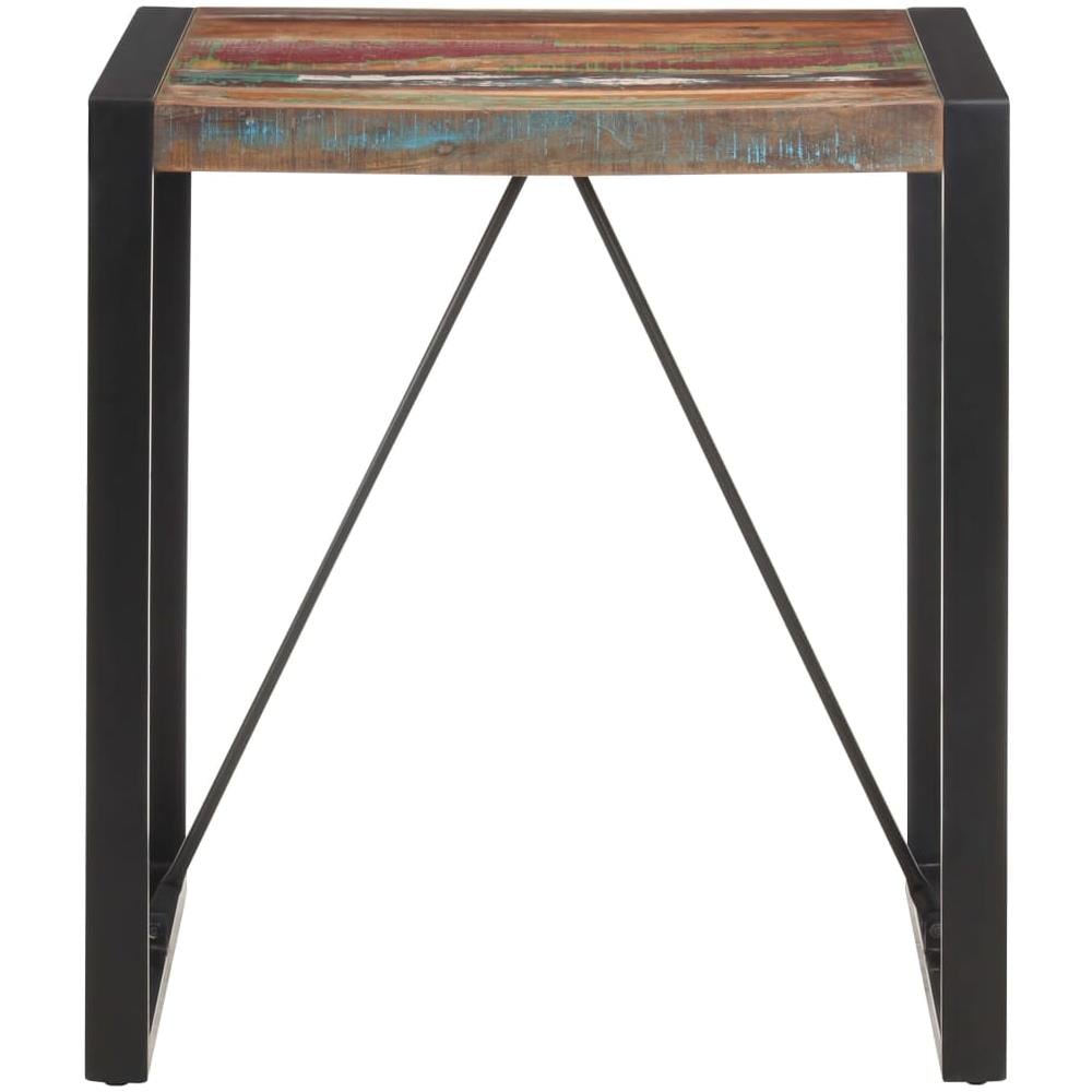 Tavolo Da Pranzo 70x70x75 Cm In Legno Massello Di Recupero - Foto 2