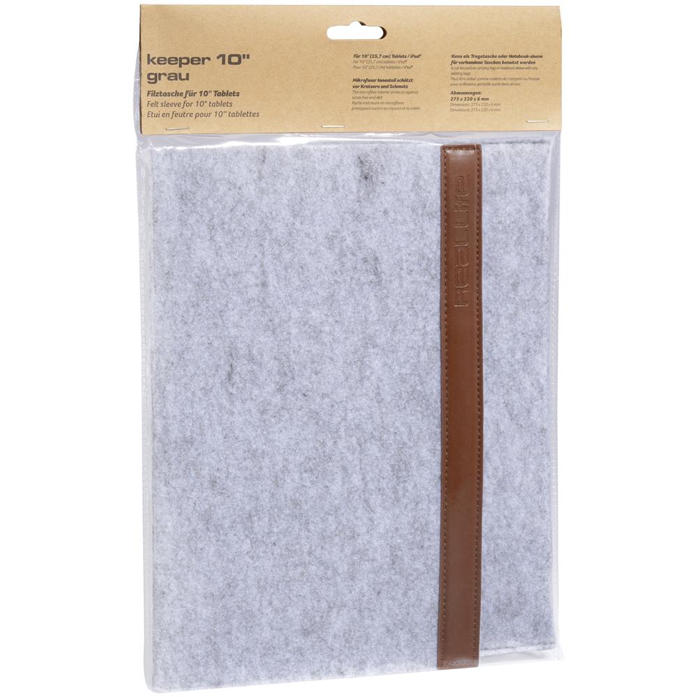 RealLife Keeper, Sleeve, Grigio, Universale - Foto 1