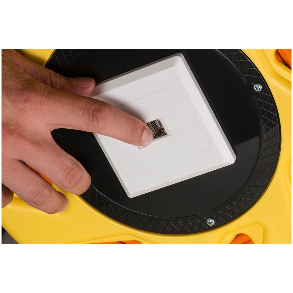 cat. 7a S / FTP 90m, RJ-45, RJ-45, Maschio / maschio, Cat7a, S / FTP (S-STP) , Arancione - Foto 1