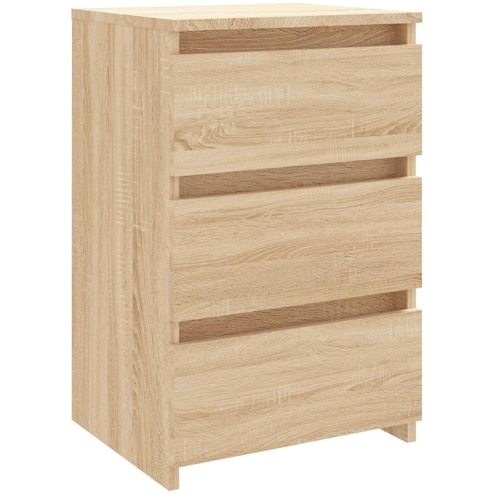 Comodino Rovere Sonoma 40x35x62,5 cm in Legno Multistrato - Foto 2