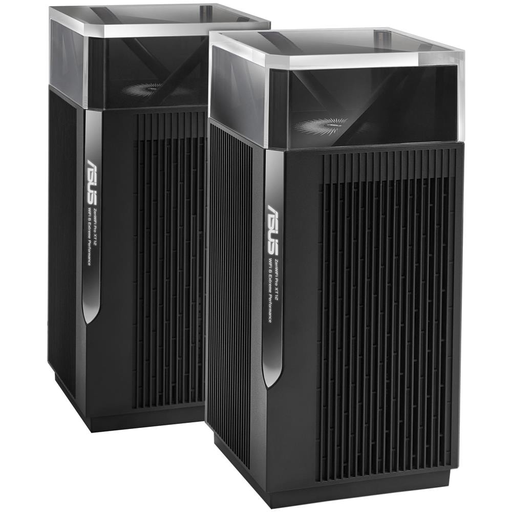 ZenWiFi Pro XT12 (2-PK) Sistema Mesh WiFi 6 Tri-band AX11000 Coppia di Router - Nero - Foto 1