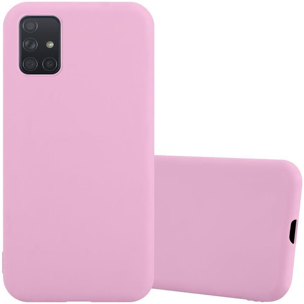 Custodia Compatibile Con Samsung Galaxy A51 In Candy Rosa - Coperchio Protettivo In Silicone Tpu Flessibile - Foto 1
