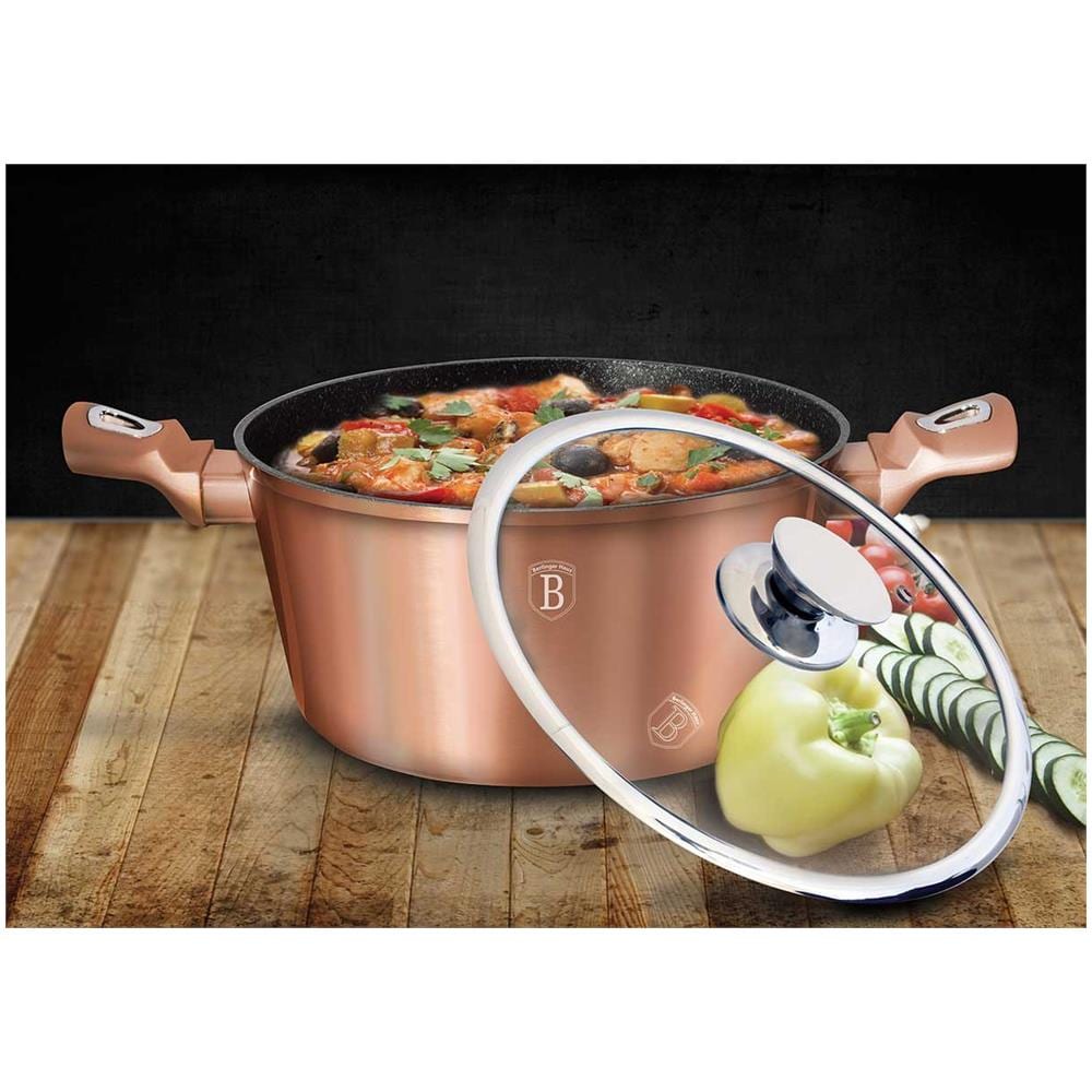 Vaso In Granito 30cm Bh-6194 Oro Rosa - Foto 2