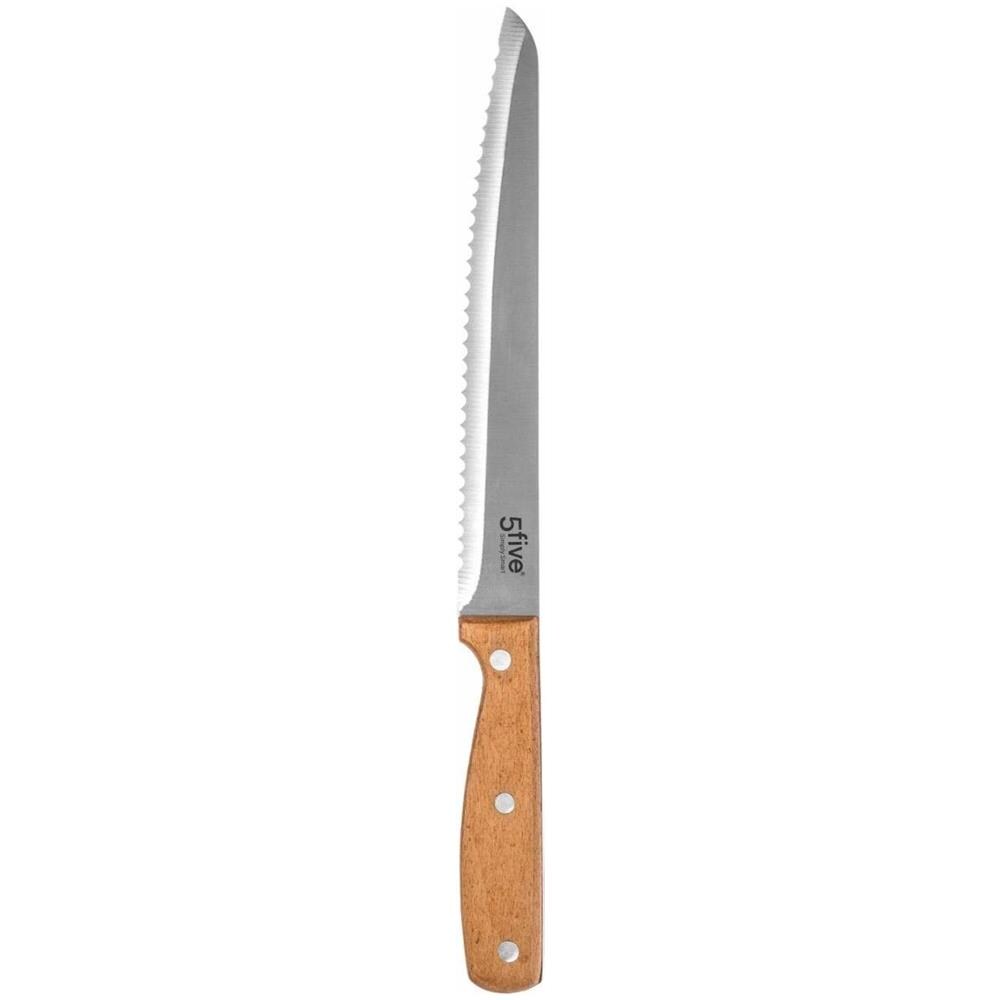 Tagliere Pane Con Scanalature Briciola+coltello Completo - Foto 2