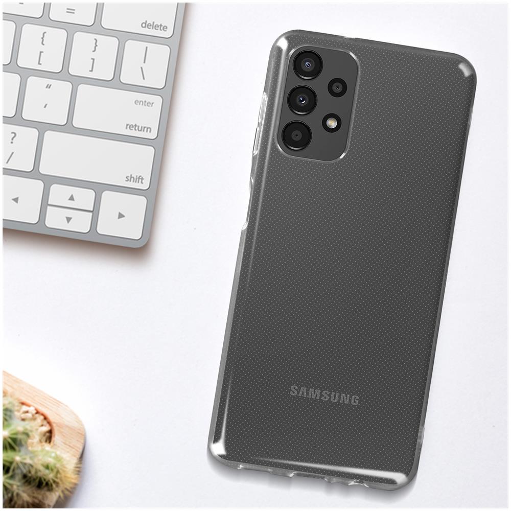 Cover Samsung Galaxy A13 4g Silicone Flessibile Extra-sottile Trasparente - Foto 2
