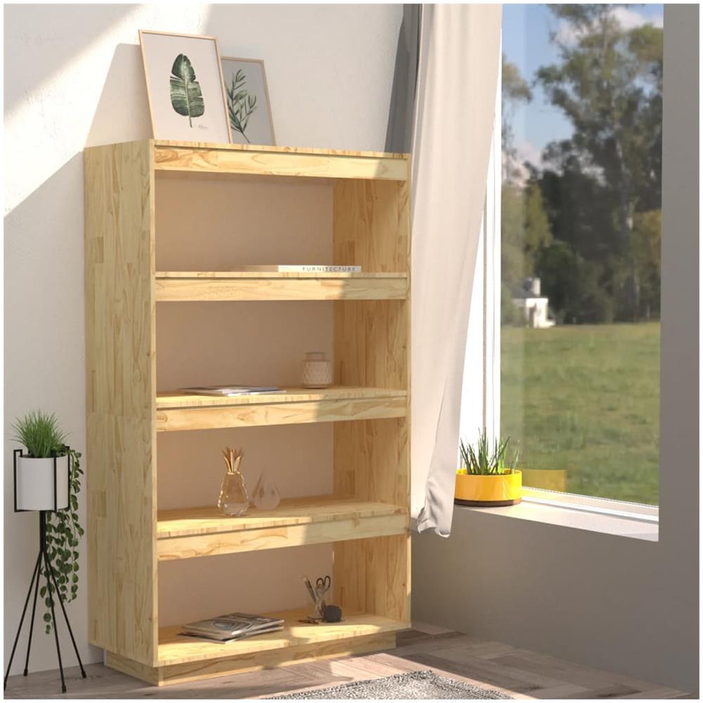 Libreria /Divisorio 80x35x135 cm in Legno Massello di Pino - Foto 3