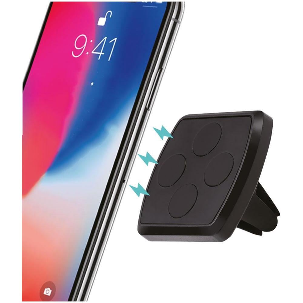 Supporto Smartphone Magnetico Per Automobile Nero X 12 Pz Lostech - Foto 1