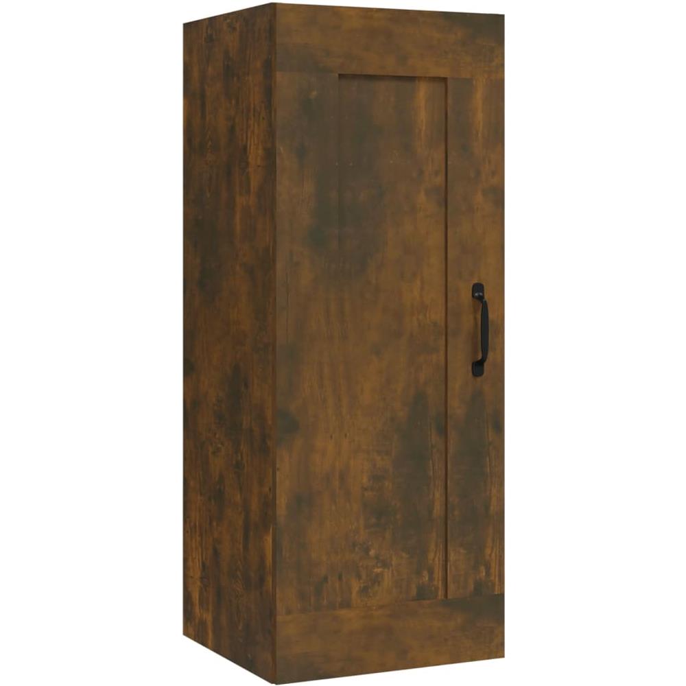 Mobile Pensile Rovere Fumo 35x34x90 Cm In Legno Multistrato - Foto 2