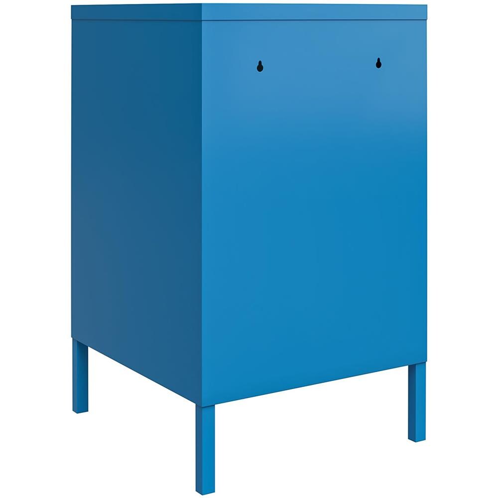 Cache Tavolo Accent Verniciato A Polvere In Metallo Blu - Foto 2