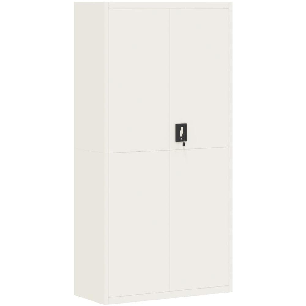 Armadio Classificatore Bianco 90x40x180 Cm In Acciaio - Foto 2