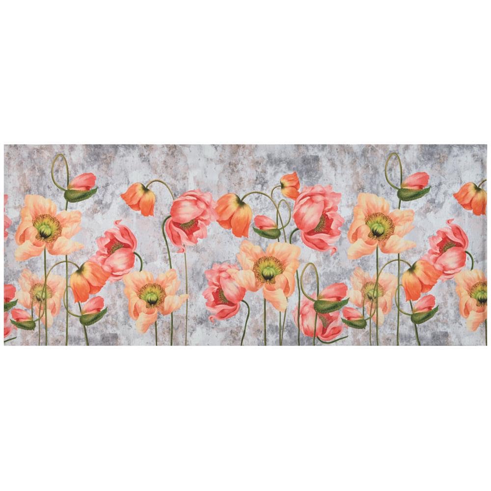 Tappeto Cucina Antiscivolo Stampa Digitale Emozioni Fantasia Tulipani By Suardi 58x280 Tulipani - Foto 1