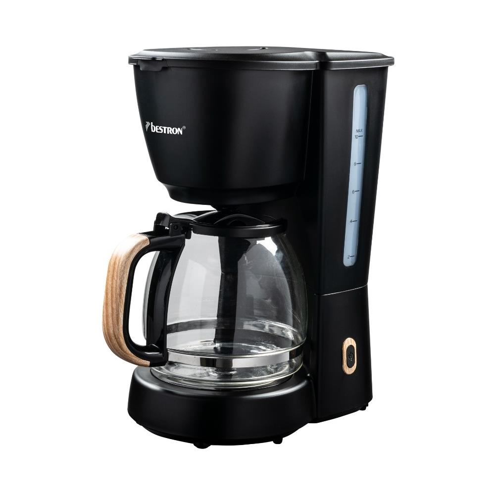 Macchina da caffè con filtro per 10 tazze di caffè, con caraffa in vetro Capacita 1,5 L Potenza 1000 w Colore Nero - Foto 2