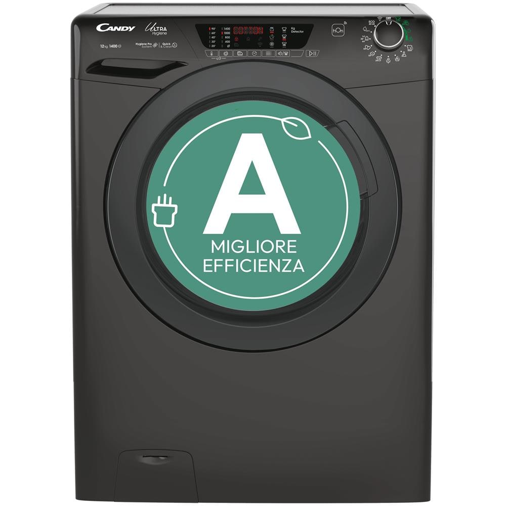 Lavatrice Manuale HES14124TWMBB5-S Capacita 12 kg Classe A Centrifuga 1400 Giri /min - Foto 8