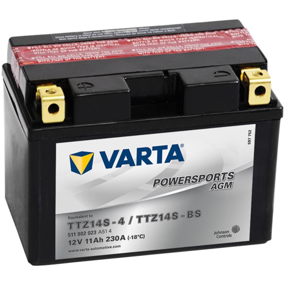 Batteria Moto Powersports AGM TTZ14S - Foto 2