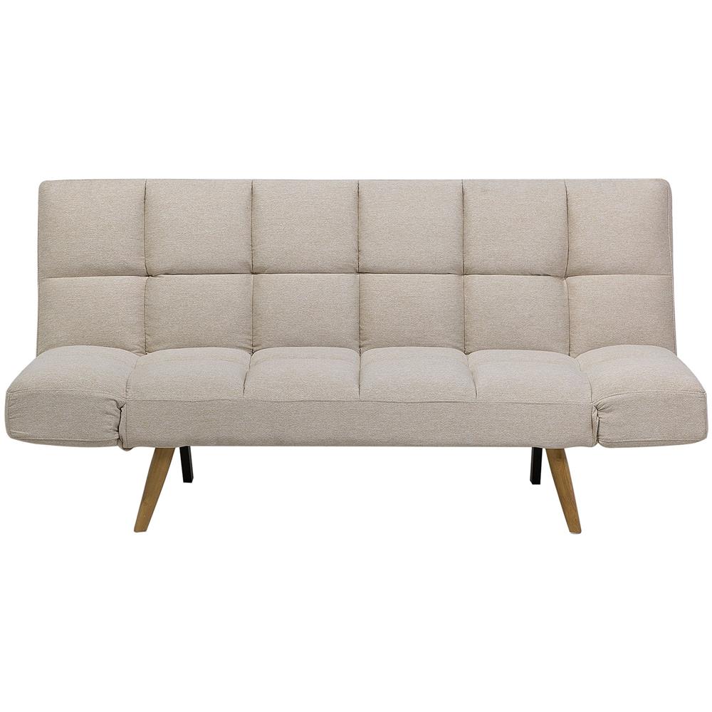 Divano Letto In Tessuto Beige Ingaro - Foto 1