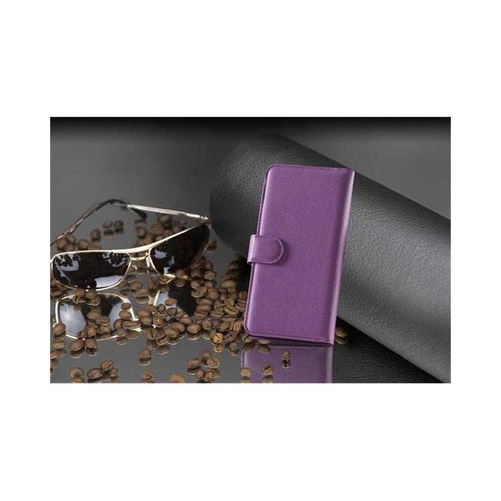 Custodia Compatibile Con Honor 6 Plus In Violetta Ametista - Coperchio Protettiva Con Chiusura Magnetica, Funzione Stand E Tasca Per Le Carte - Foto 2