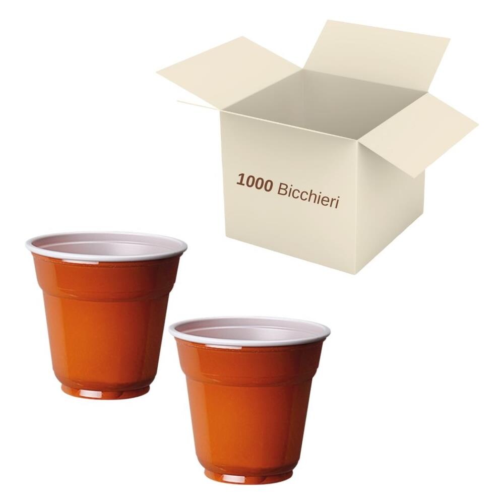 1000 Bicchierini Per Caffe' Marrone - Foto 1