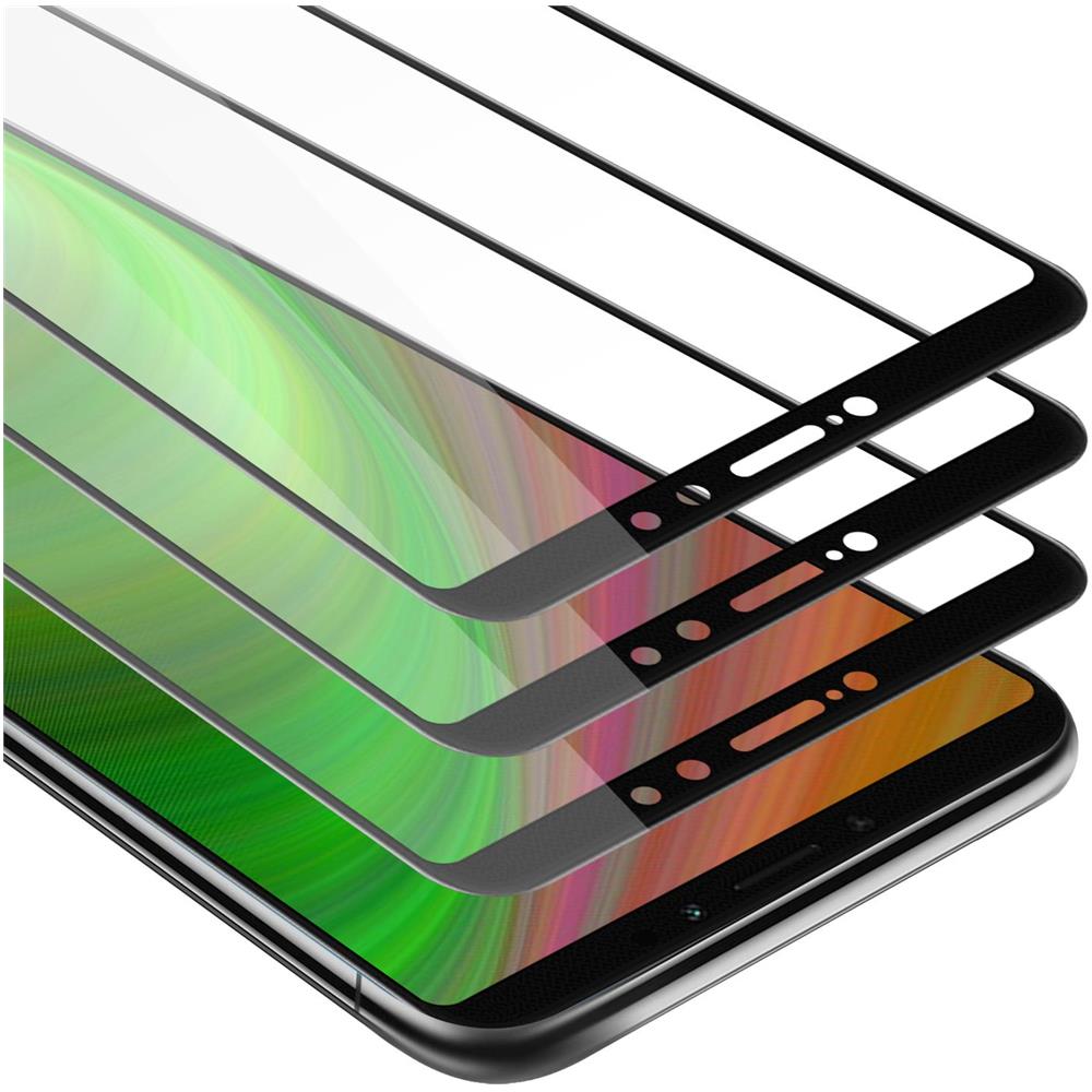 3x Pellicola Armatura A Schermo Intero Compatibile Con Xiaomi Mi Max 2 In Trasparente Con Nero - 3x Vetro Temperato (tempered) Di Protezione Del Display In Durezza 9h Con 3d Touch - Foto 1