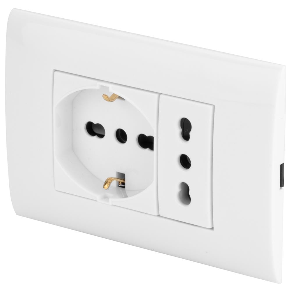 PP6094X Presa Energia 2x AC Bianco - Foto 1