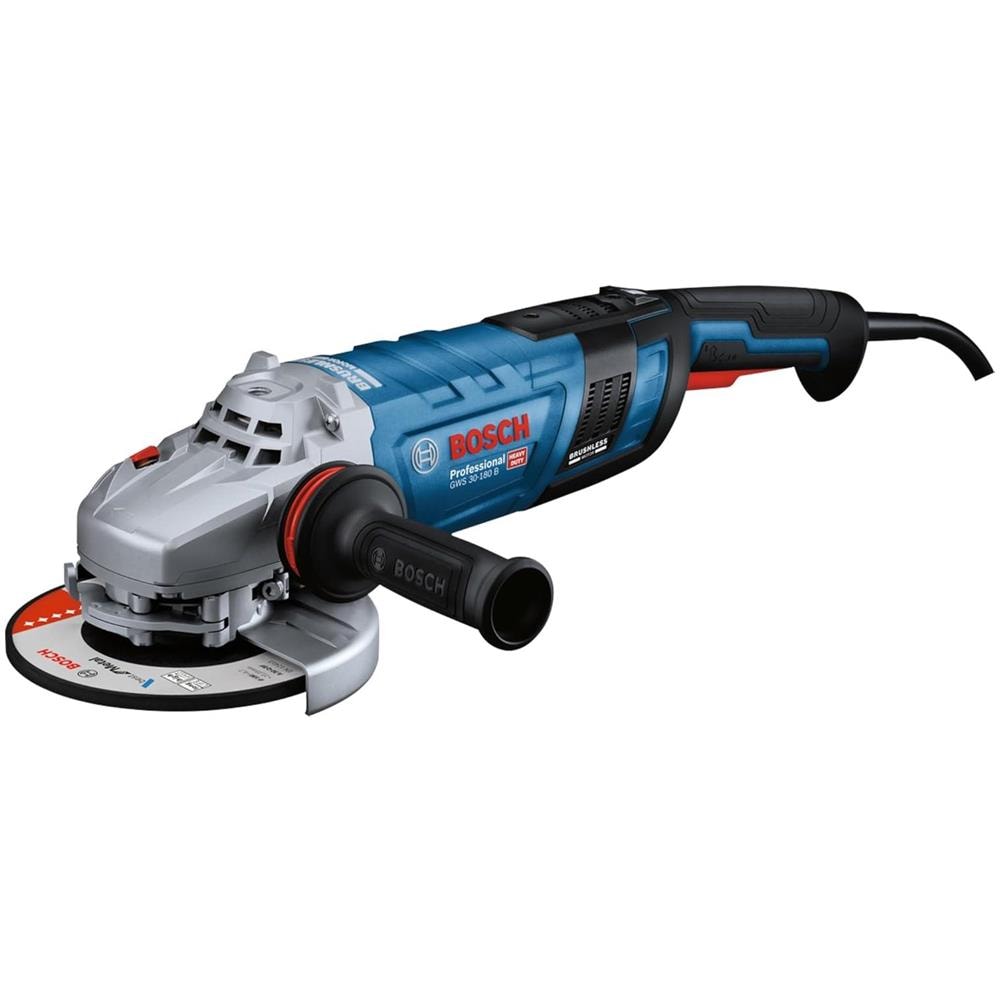 Smerigliatrice Angolare GWS 30-180 B 180 mm 8500 Giri /min 2800 W 5,7 kg Nero Blue - Foto 2