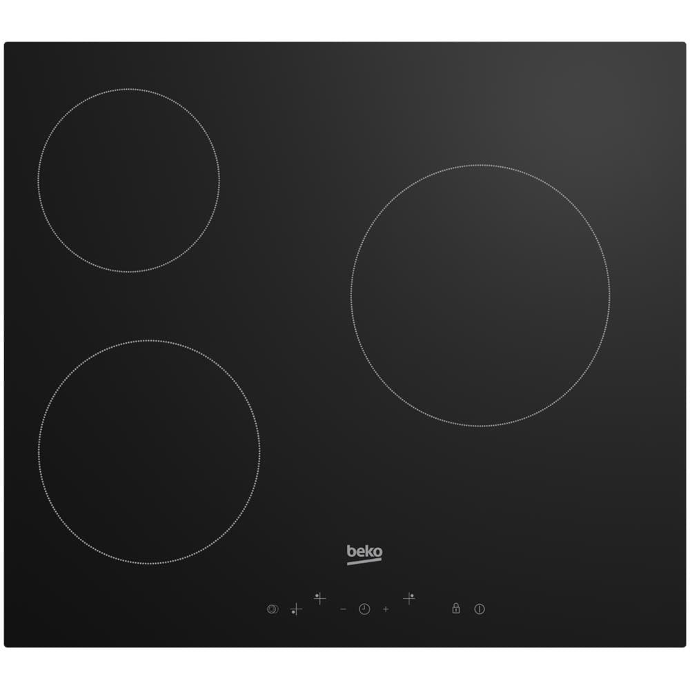 HIC63400 piano cottura Nero Da incasso 60 cm Piano cottura a induzione 3 Fornello (i) - Foto 1