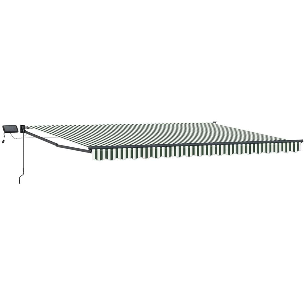 Tenda retrattile manuale con LED 4 × 3 m - Foto 1