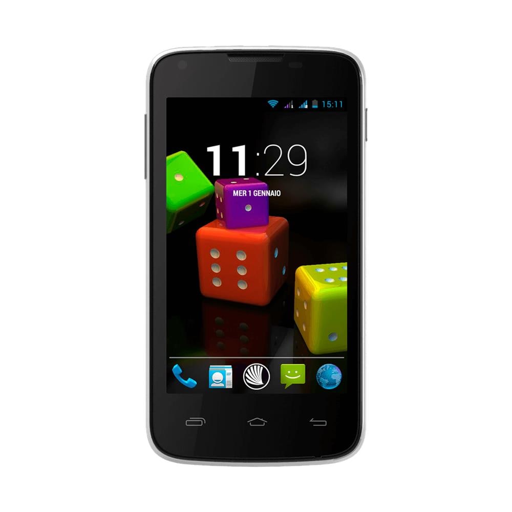 Shake 4 GB Dual Sim Display 4" Slot Micro SD Fotocamera 8 Mpx Android Italia Bianco - Foto 2
