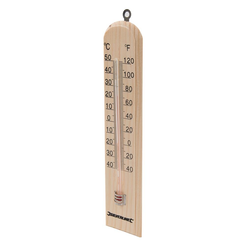 490745 Piccolo Termometro Di Legno -40 ° A +50 ° C - Foto 1