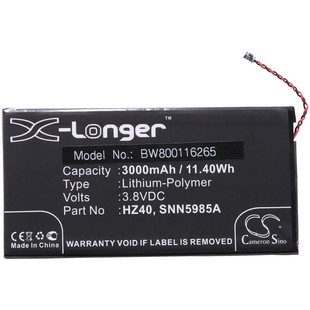 Litio-polimeri Batteria 2700mah (3.8v) Per Cellulari E Smartphone Come Motorola Hz40 - Foto 1