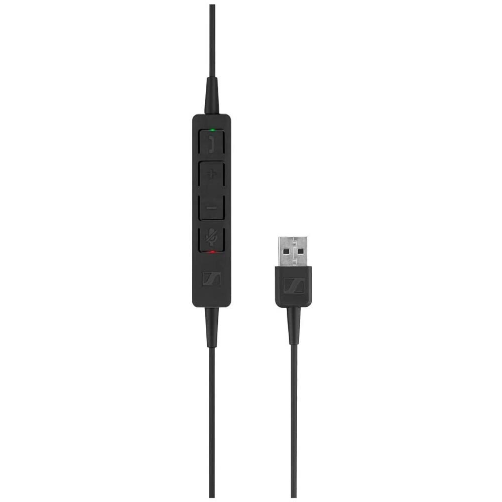 SC 135 USB-C Cuffie Monofoniche Padiglione Auricolare Cablate con Microfono Integrato - Nero - Foto 4