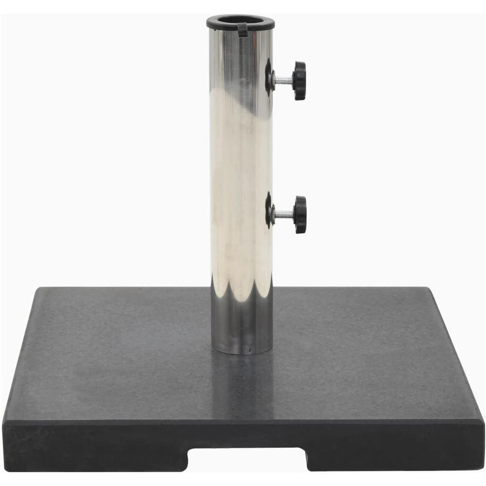 Base Per Parasole In Granito 20 Kg Quadrata Nera - Foto 1