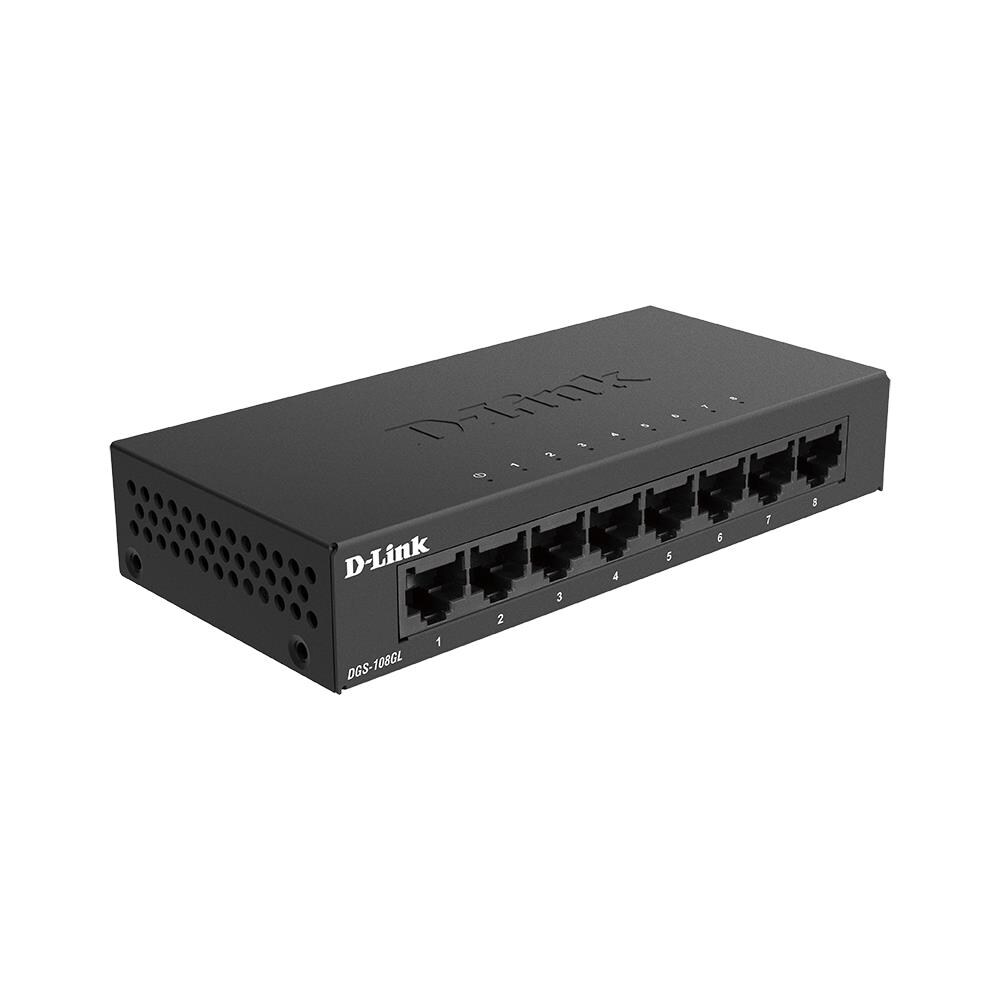 DGS-108GL Switch 8 Porte Non Gestito Gigabit Ethernet (10/100/1000) Plug-and-Play EEE 802.3az - Foto 2