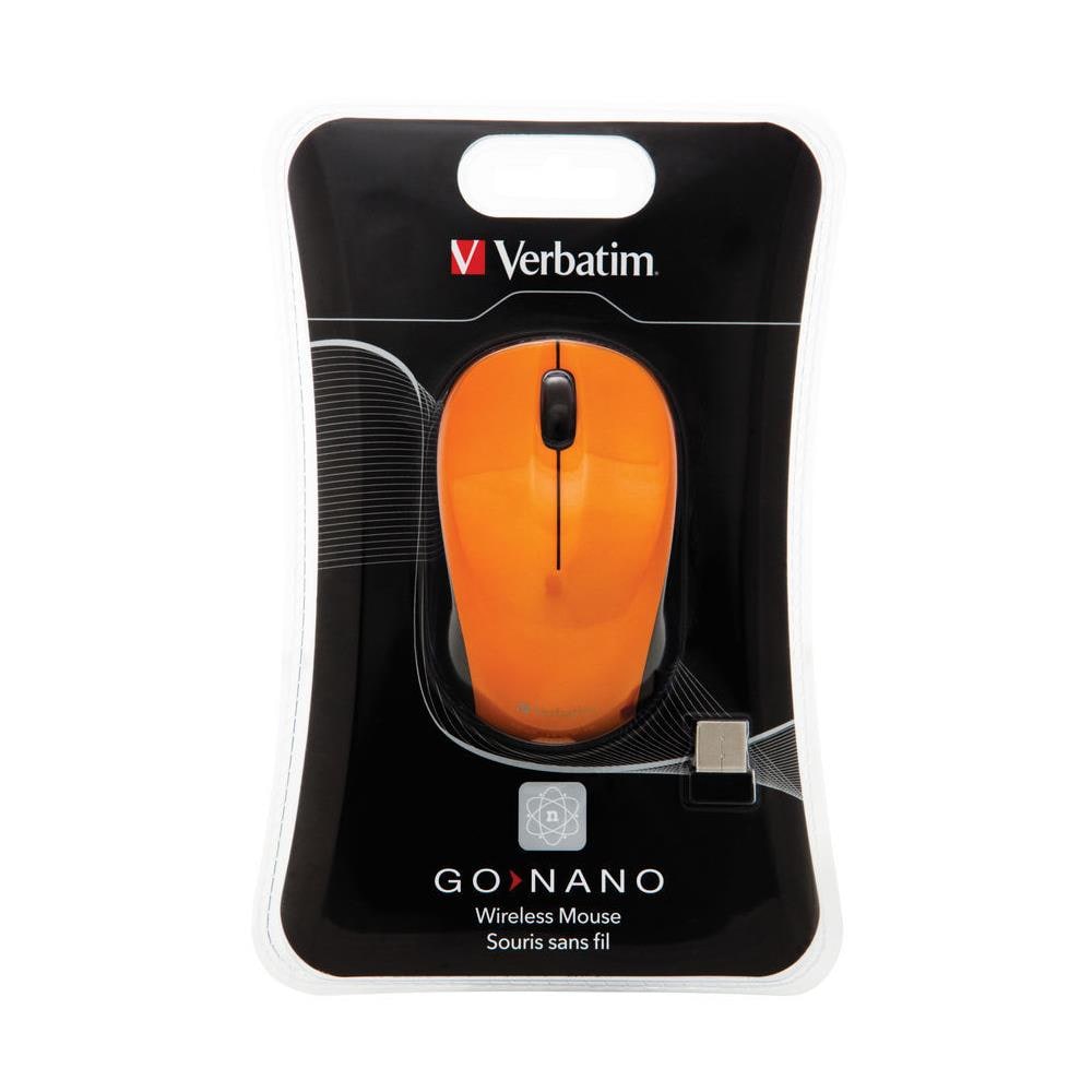 GO NANO, RF Wireless, Ufficio, Rotella, Arancione, Ambidestro, Batterie - Foto 1