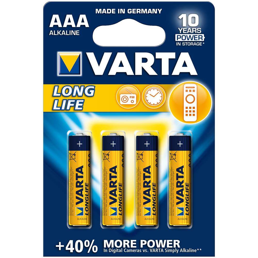 Longlife Extra AAA, Alcalino, LR03, AAA - Foto 1