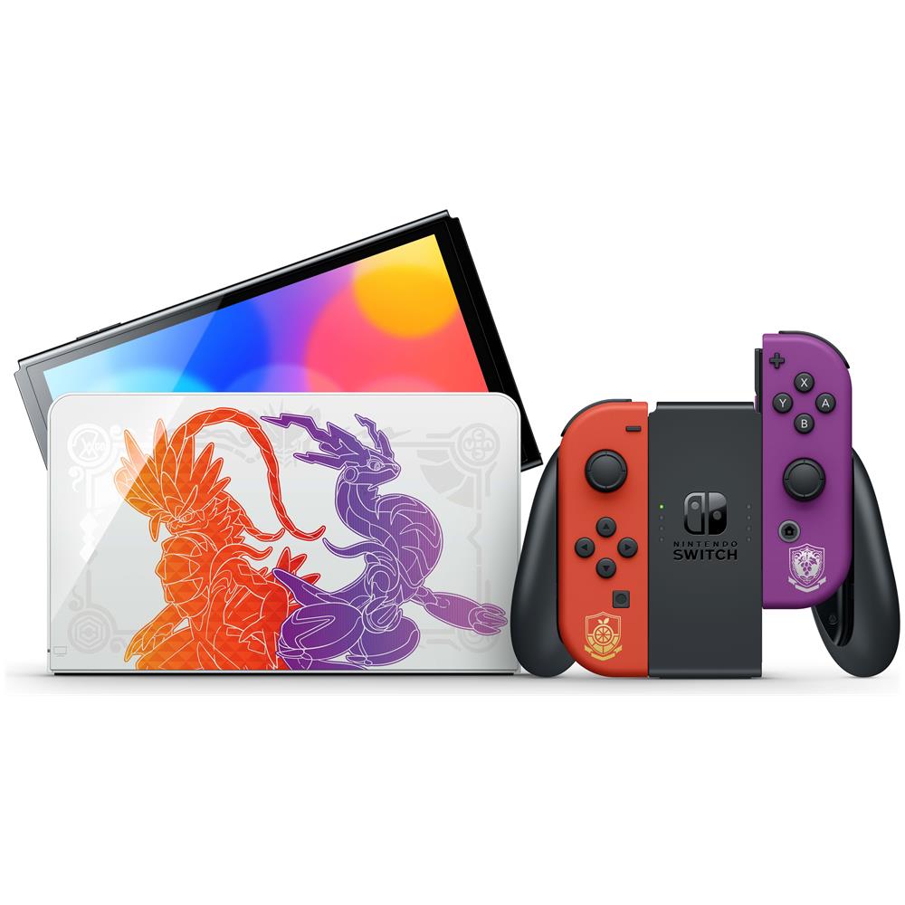 Switch OLED Edizione Speciale Pokémon Scarlatto & Violetto- Multicolore - Foto 2